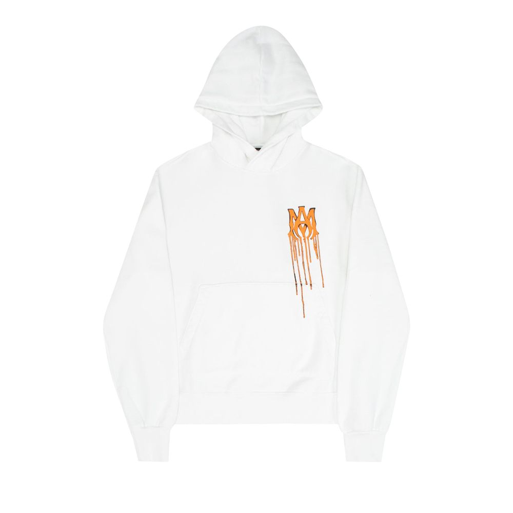 Buy Amiri Spray Paint MA Hoodie 'White/Orange' PS22MJL042 178 WHIT GOAT