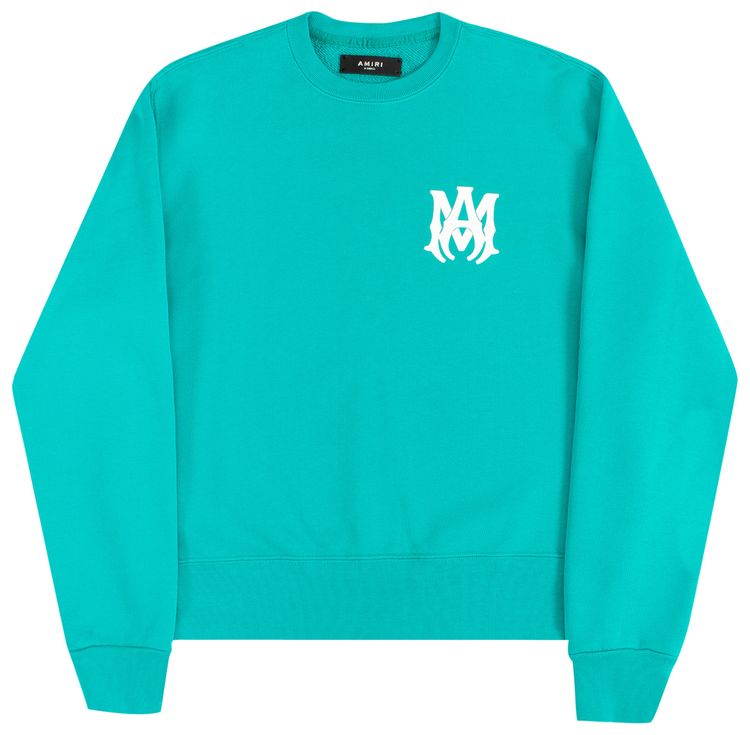Amiri MA Core Logo Crew ColumbiaWhite