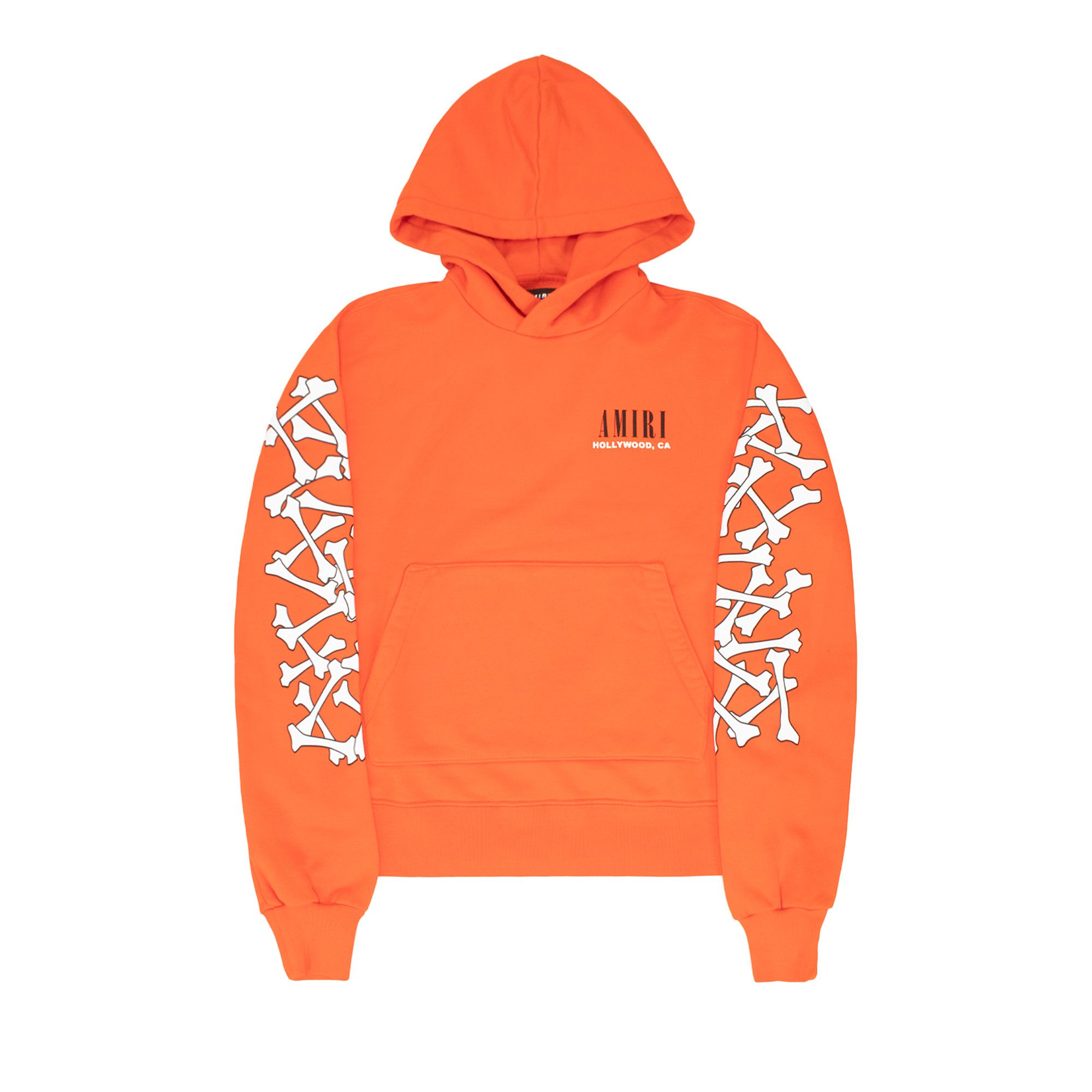 White and orange hoodie 2025
