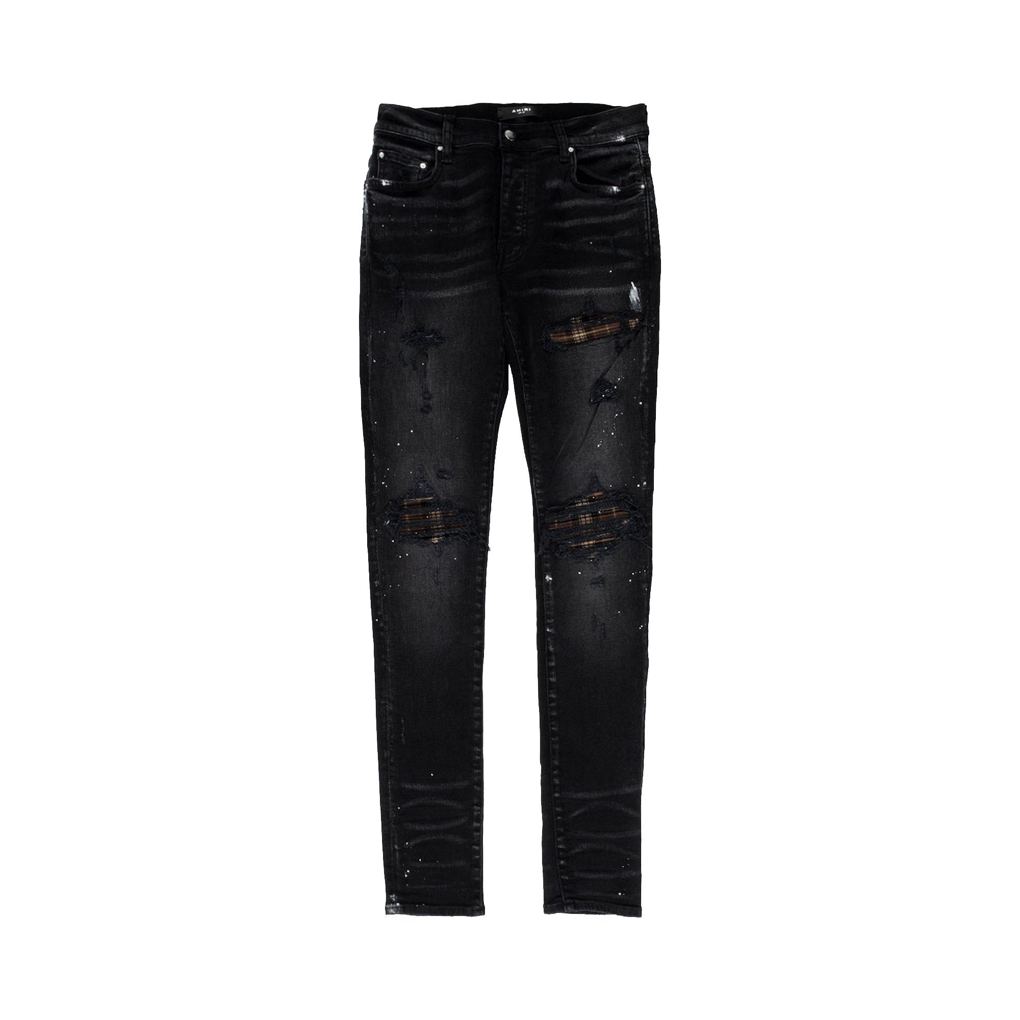 Buy Amiri MX1 Plaid Jean 'Aged Black' - PS22MDS138 023 AGED Buy Amiri MX1 Plaid Jean 'Aged Black' - PS22MDS138 023 AGED