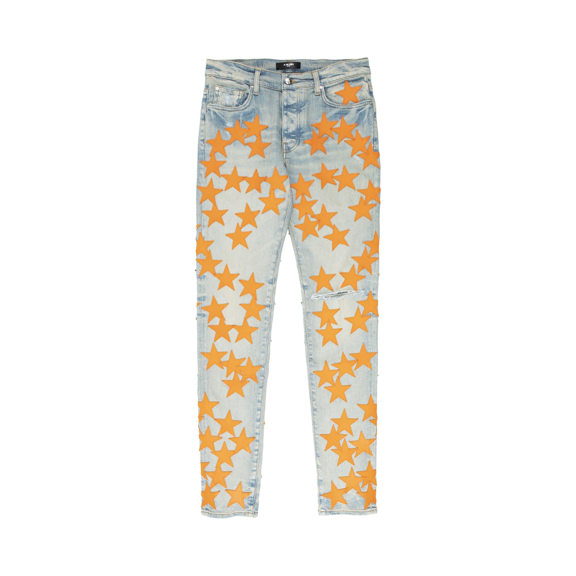 Buy Amiri Chemist Star Jean Indigo PS22MDS028 408 INDI GOAT UK