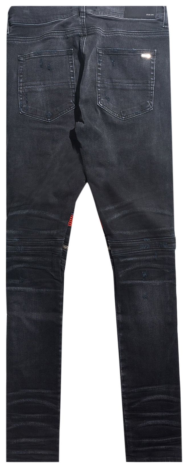 Amiri Plaid MX2 Jean Aged Black