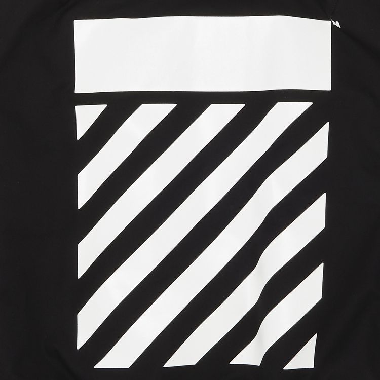 Off White Diag Tab Bomber Jacket BlackWhite