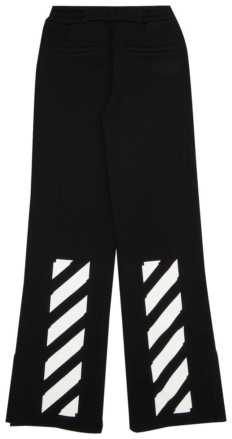 Off White Diag Tapered Sweatpant BlackWhite