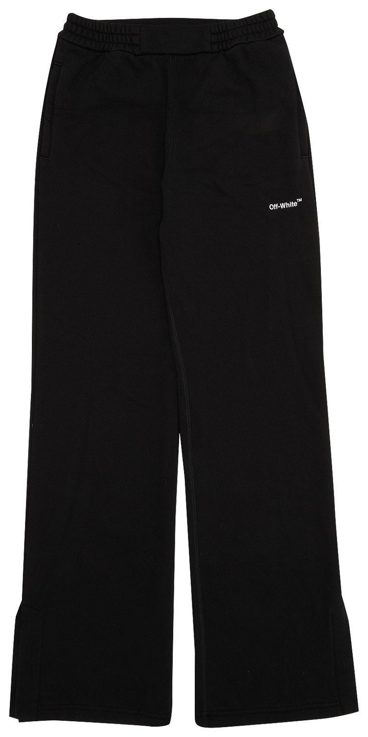 Off White Diag Tapered Sweatpant BlackWhite