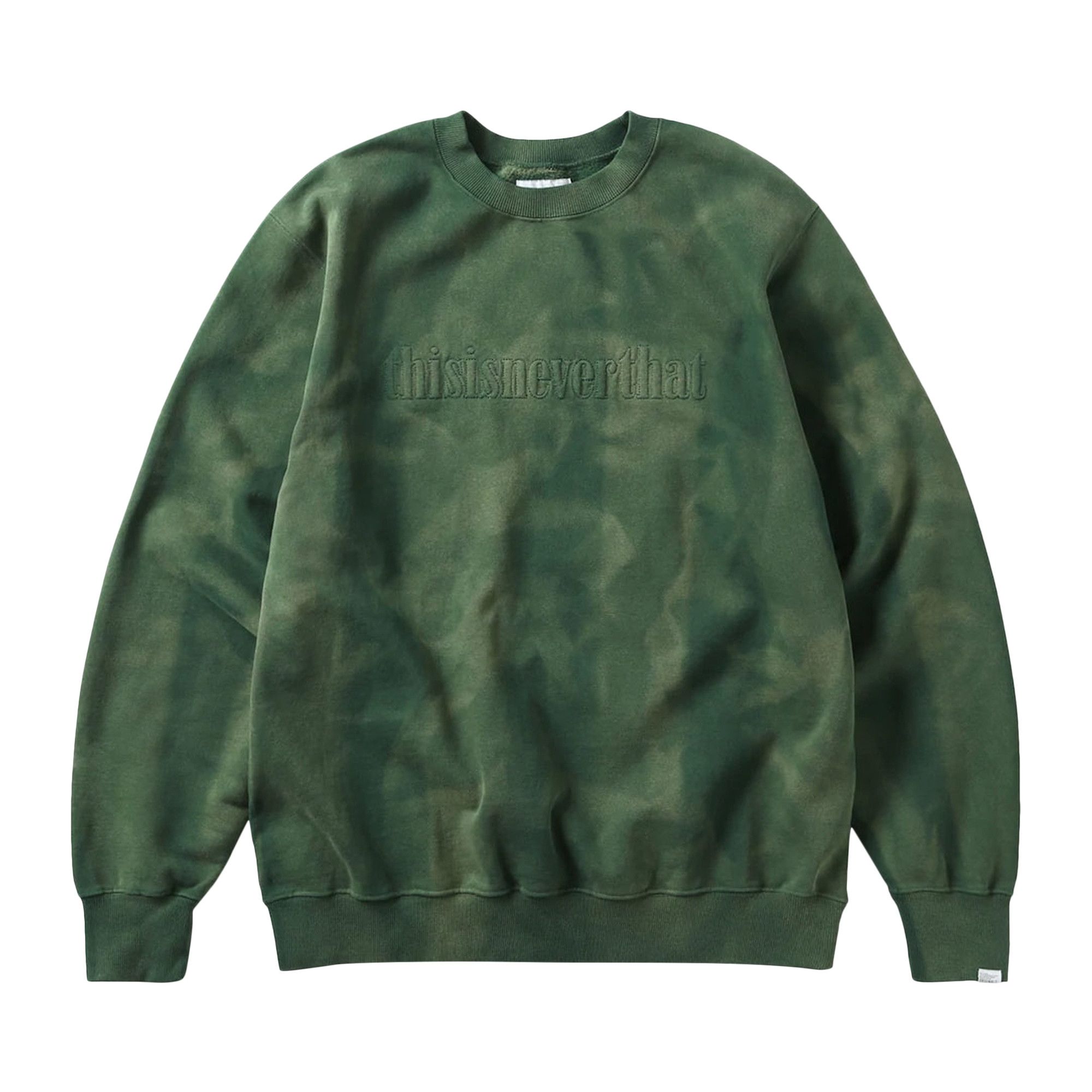 Buy thisisneverthat Sun Faded Crewneck 'Forest
