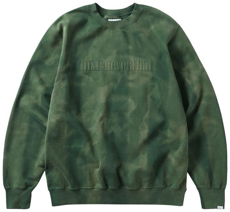 thisisneverthat Sun Faded Crewneck Forest