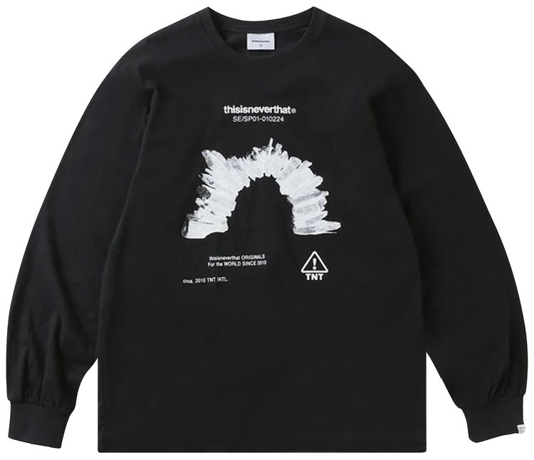thisisneverthat Rock Balancing Long Sleeve Tee Black