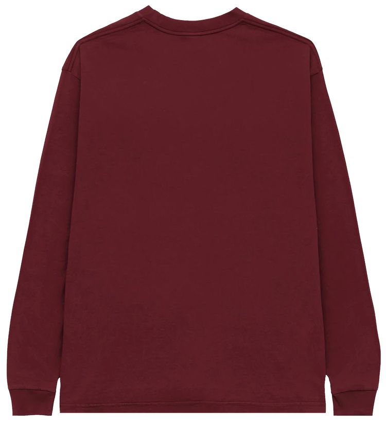 Brain Dead Brain Roots Long Sleeve Maroon