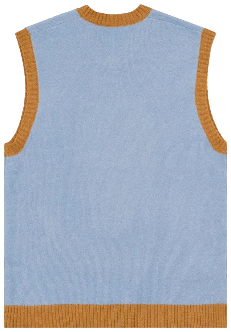 Brain Dead Kitty Cat Sweater Vest Light Blue