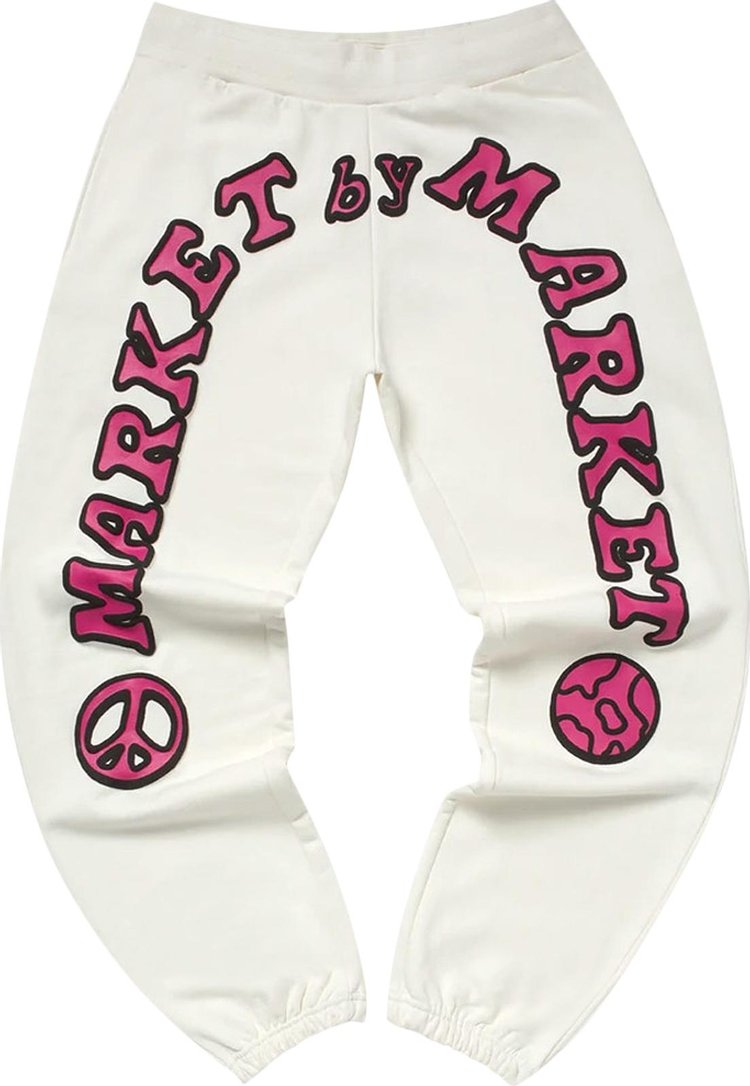 Market Cali Arc Peace Sweatpants 'Cream'