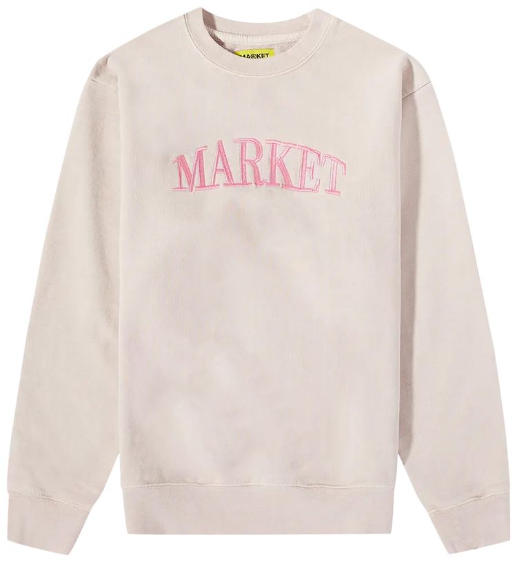 Market Bridge Arc Crewneck Washed Pink