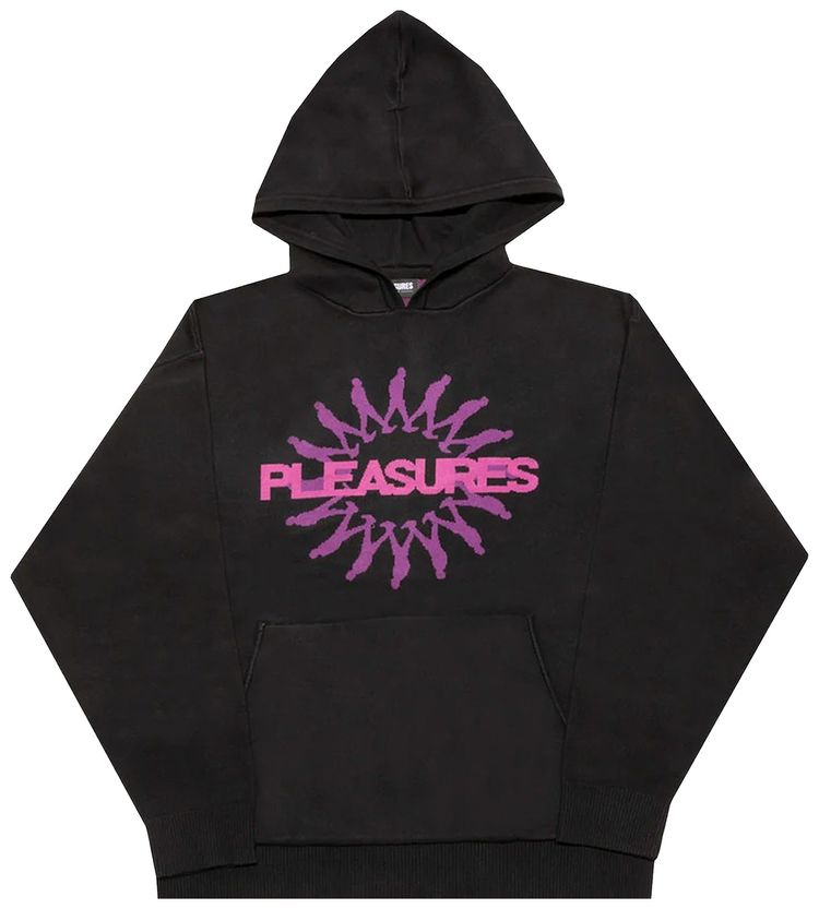 Pleasures Passion Knit Hoodie Black