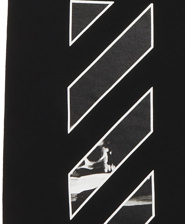 Off White Caravag Diag Slim Sweatpant BlackWhite