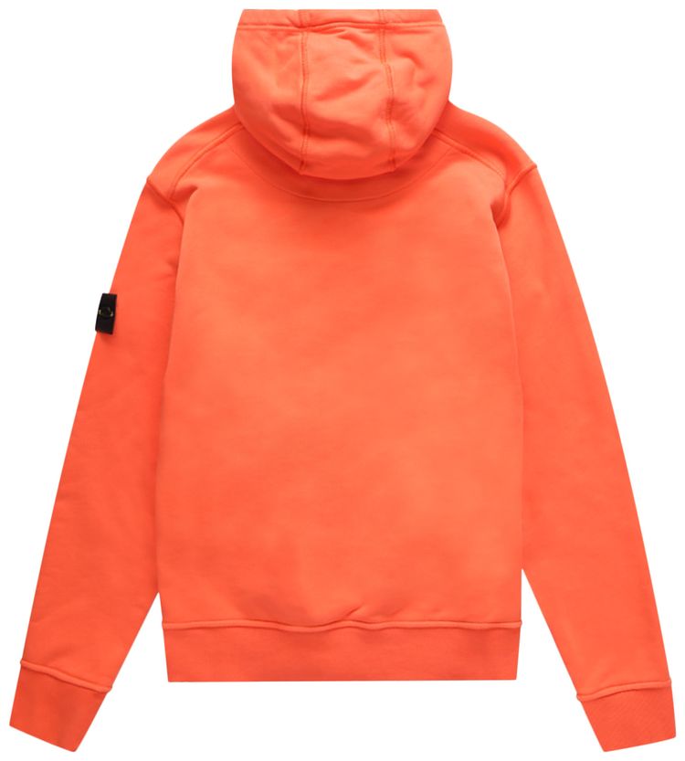 Stone Island Hooded Sweatshirt Orange