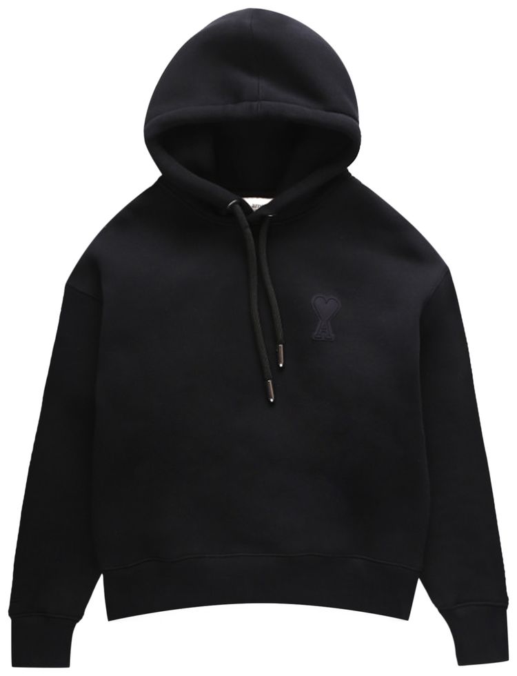 Ami Technical Hoodie Black