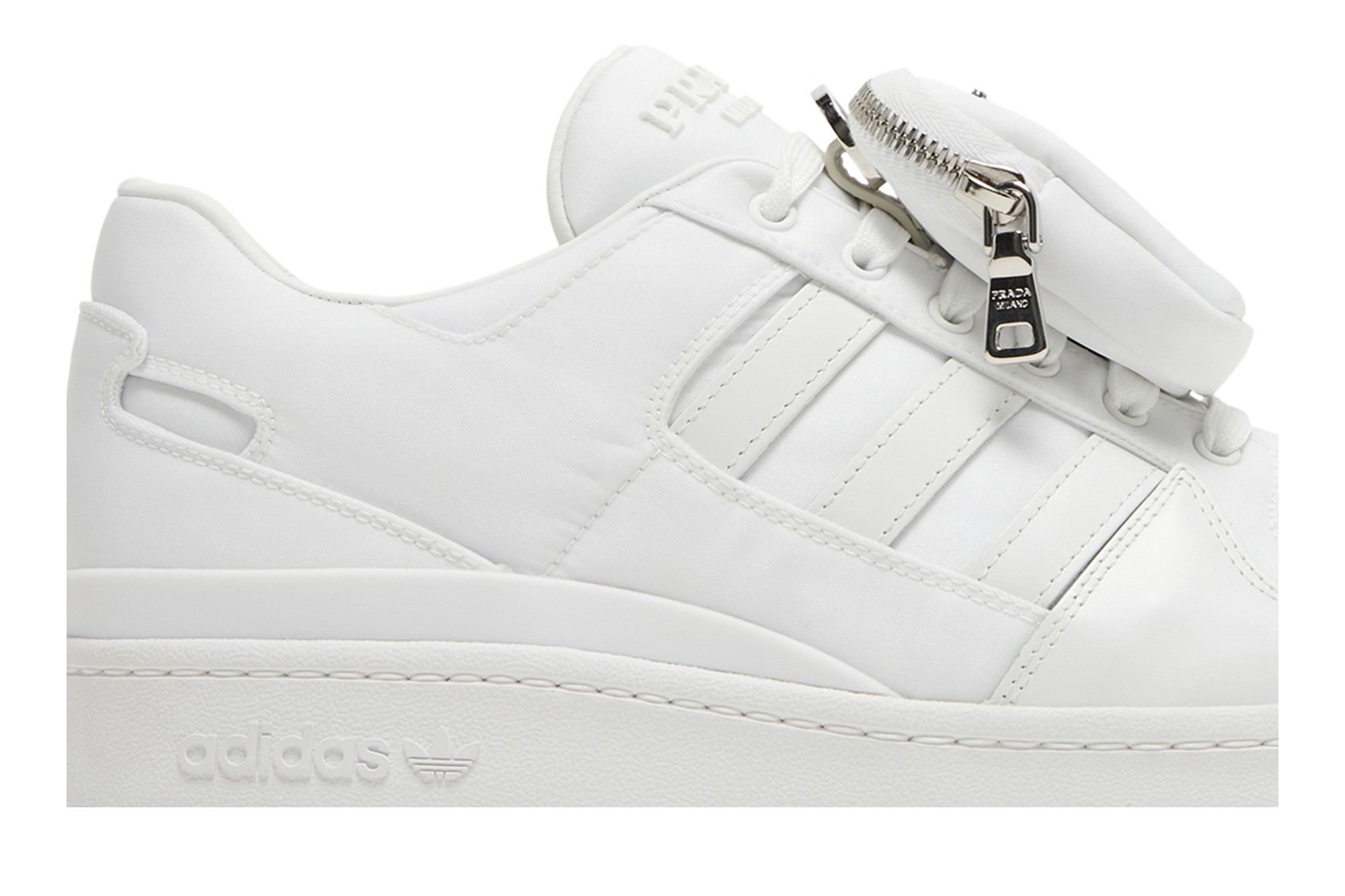 限定コラボ♪【PRADA × adidas】sneakers forum ロー ホワイト Prada x adidas Forum Collection Interview | Highsnobiety