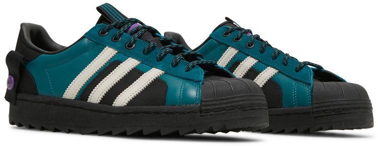 Adidas Superstar Winterized Legacy Teal Black