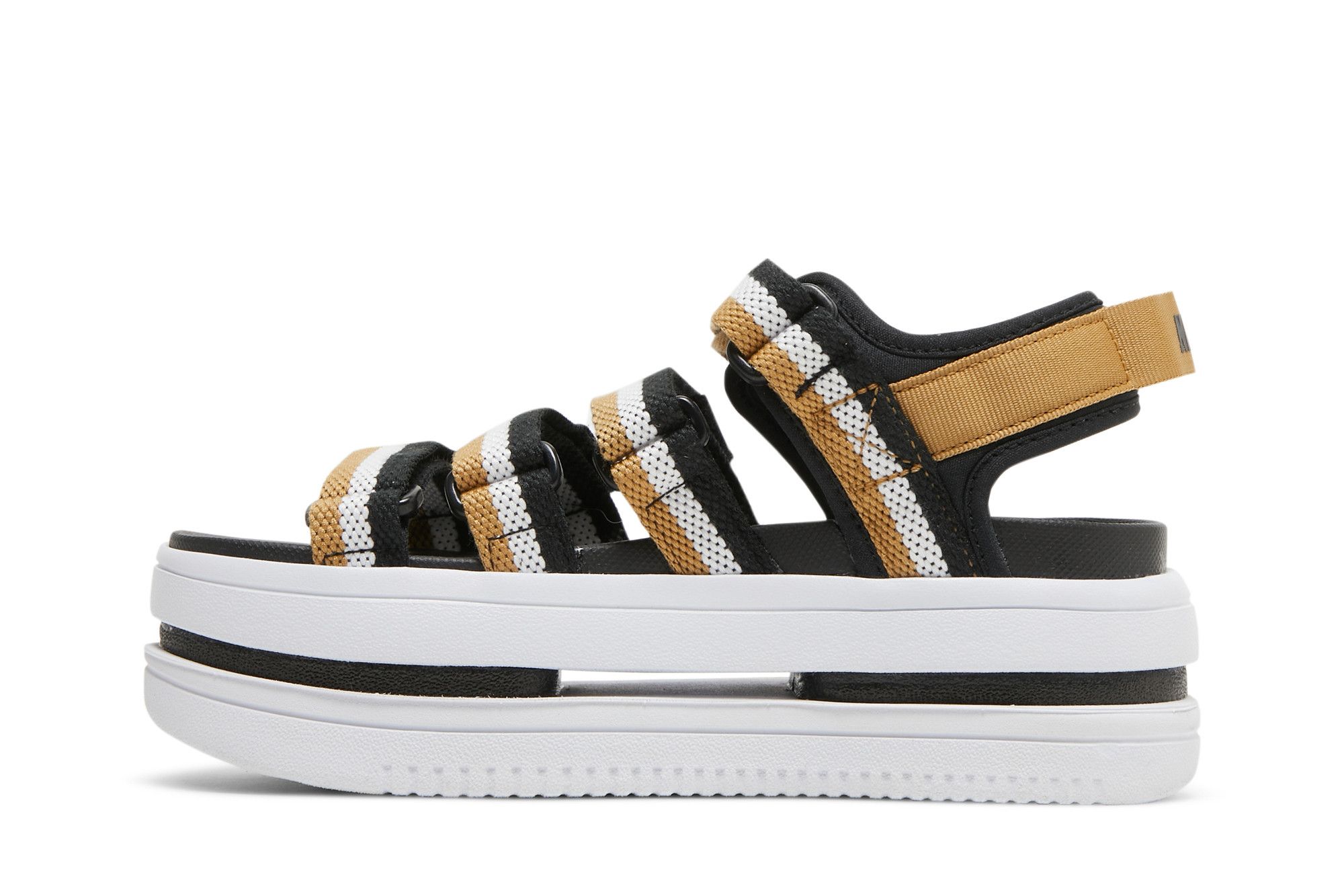Buy Nike Wmns Icon Classic Sandal 'Black Metallic Gold' - DH0224