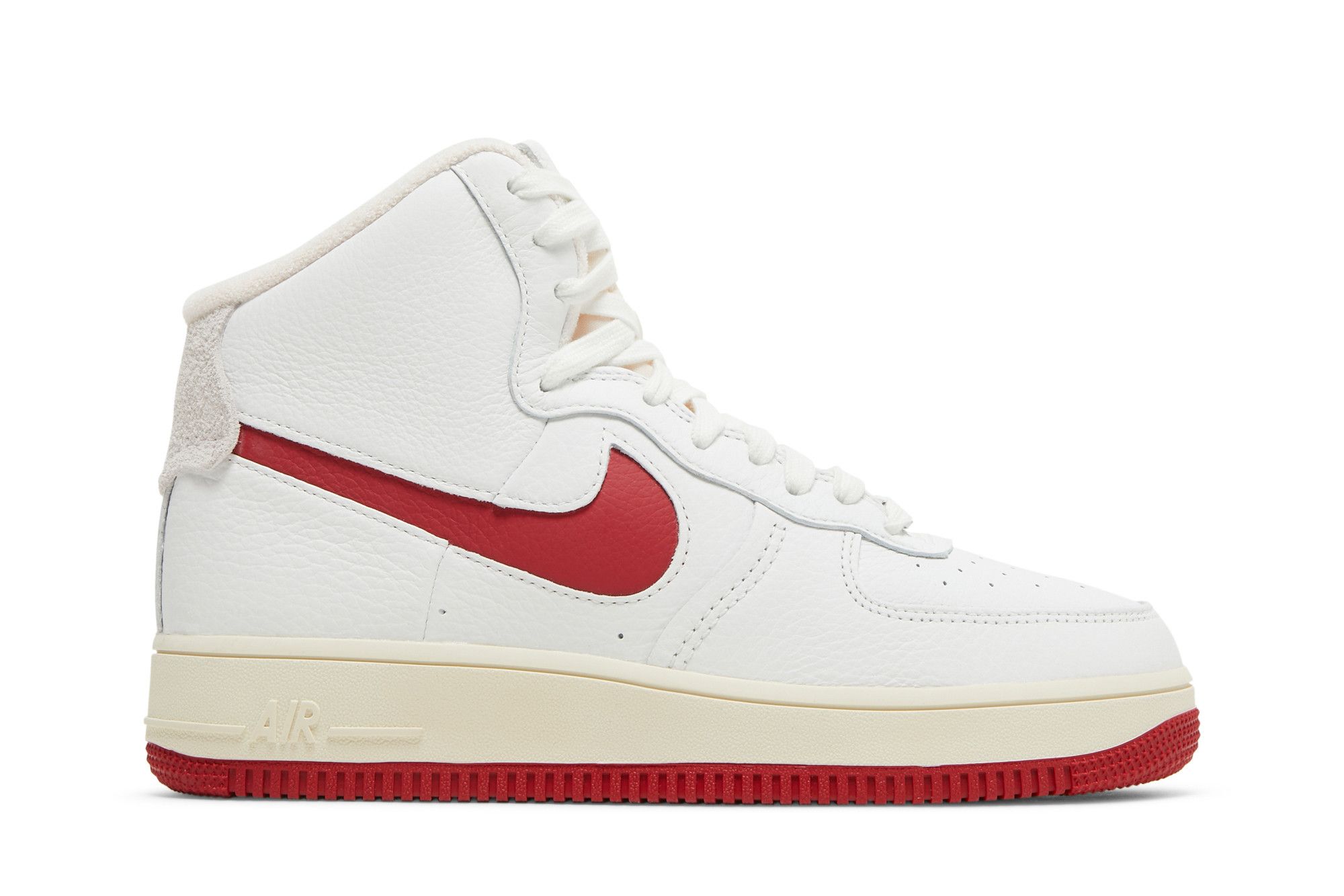 Nike Air Force 1 High Sculpt Summit White Gym Red Women s