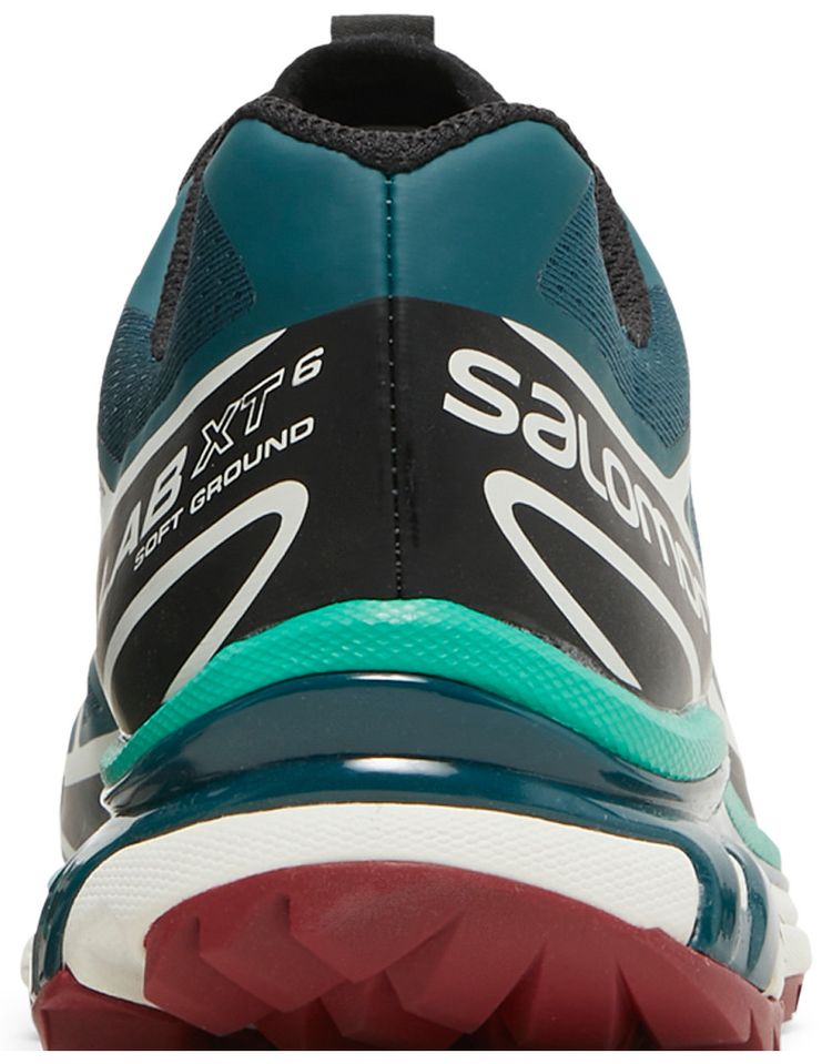 Salomon XT 6 Deep Teal Biking Red