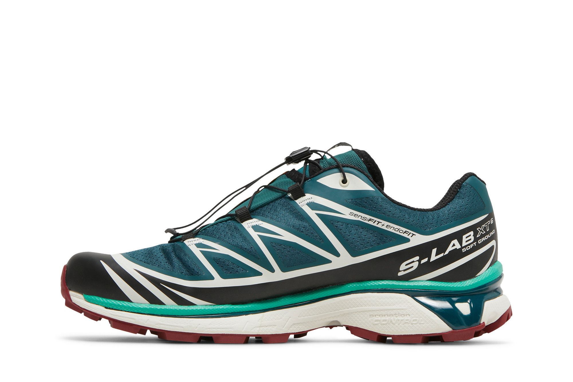 Size 7.5 XT-6 'Deep Teal Biking Red'