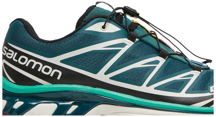 Salomon XT 6 Deep Teal Biking Red
