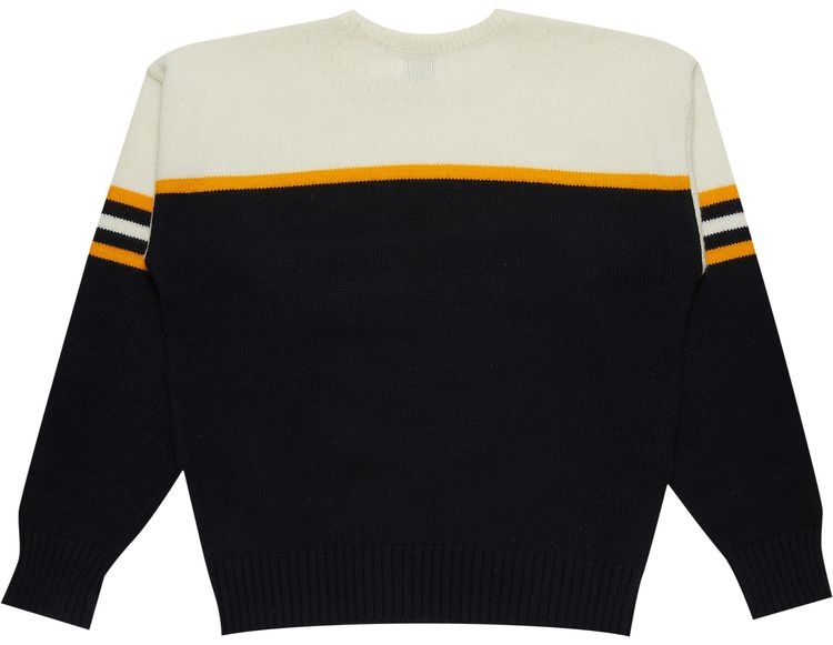 Vintage NFL Authentic Pro Line By Cliff Engle Pittsburgh Steelers Crewneck Sweater CreamBlackGold