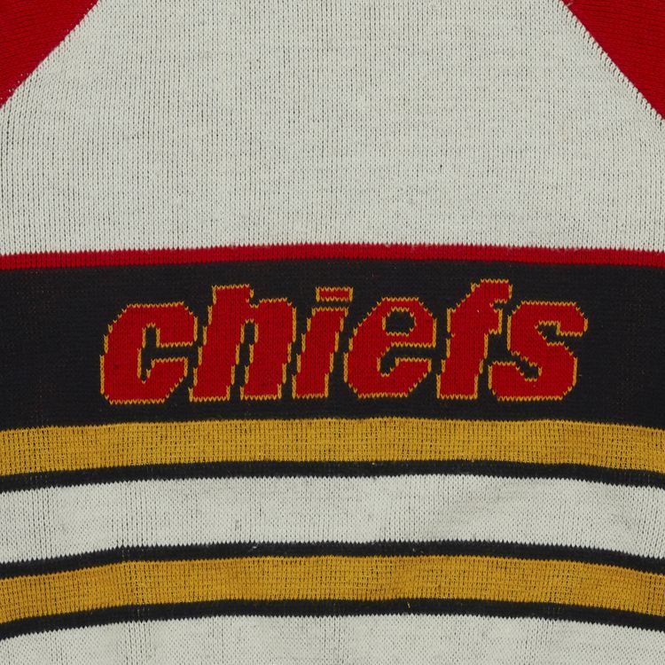 Vintage NFL Authentic Pro Line By Cliff Engle Kansas City Chiefs Crewneck Sweater CreamRedBlackGold
