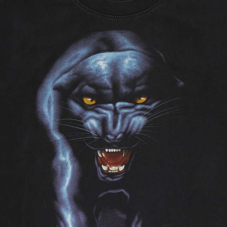 Vintage Black Panther Tee Black