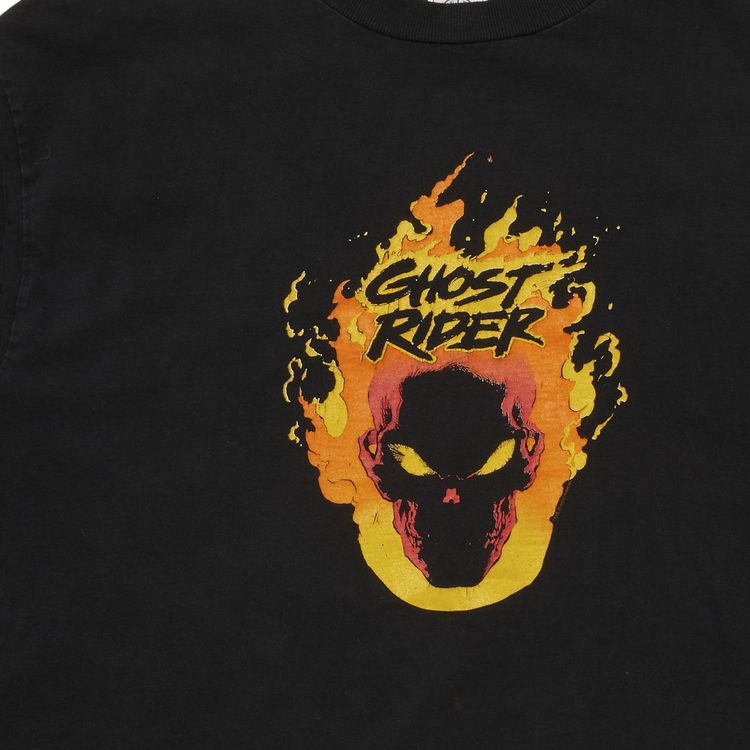 Vintage DC Comics Ghost Rider Long Sleeve Tee Black