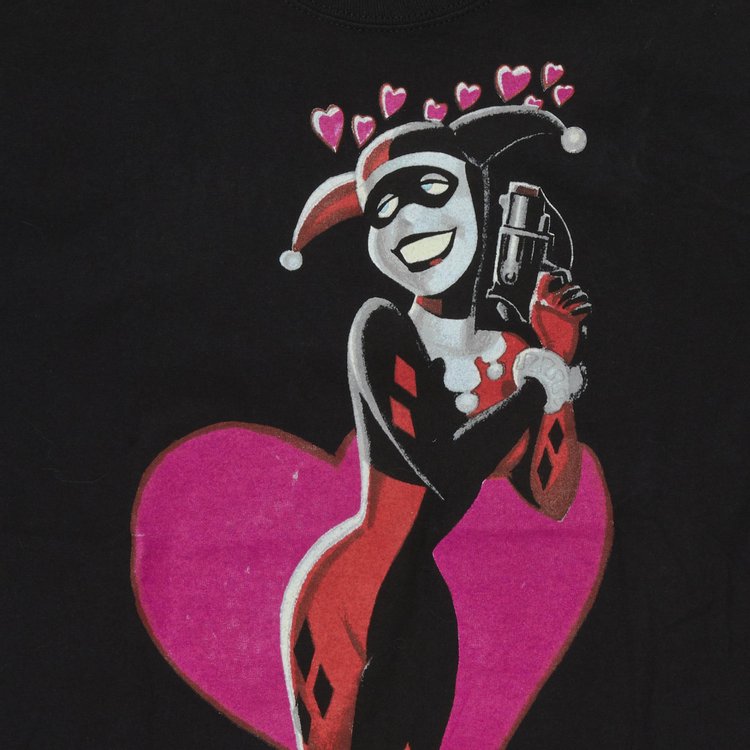 Vintage DC Comics Harley Quinn Tee Black