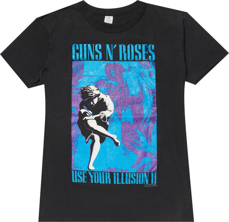 Vintage Guns N' Roses Use Your Illusion II Tour Tee 'Black'