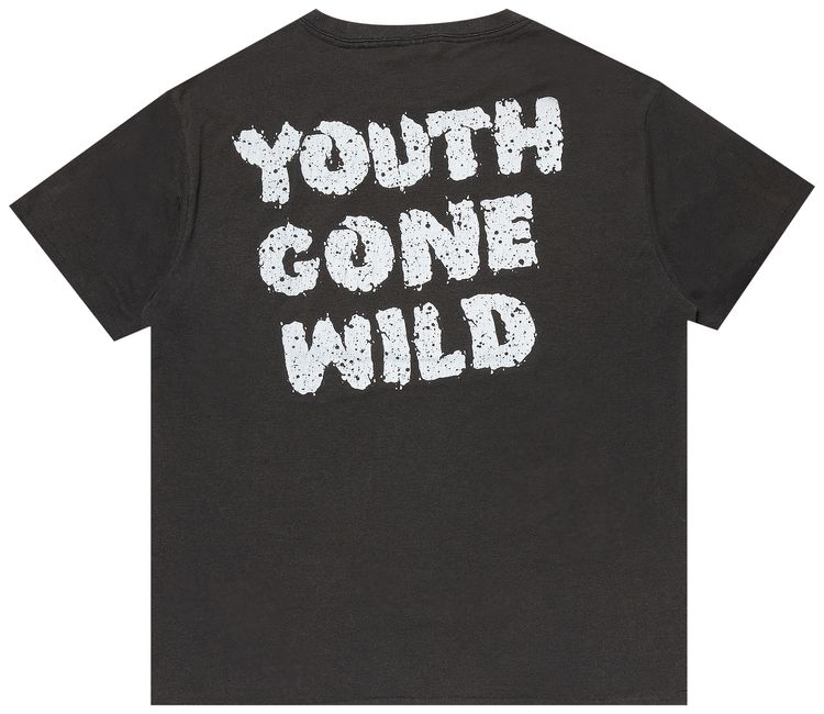 Vintage Skid Row Youth Gone Wild Tee Faded Black