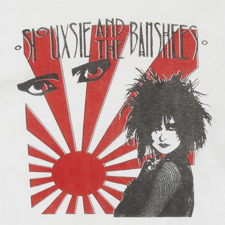 Vintage Siouxsie And The Banshees Rising Sun Tee White