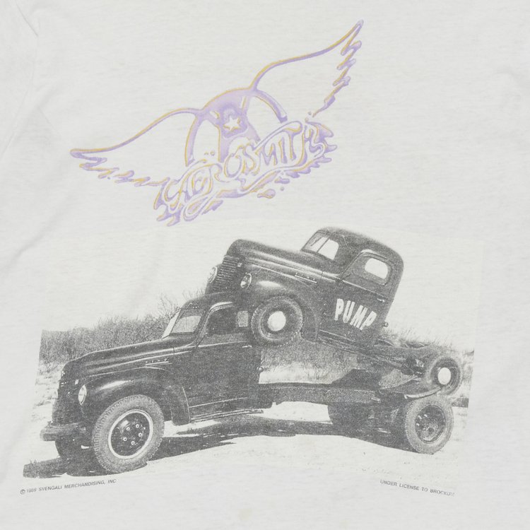 Vintage Aerosmith Pump Album Cover Tee White