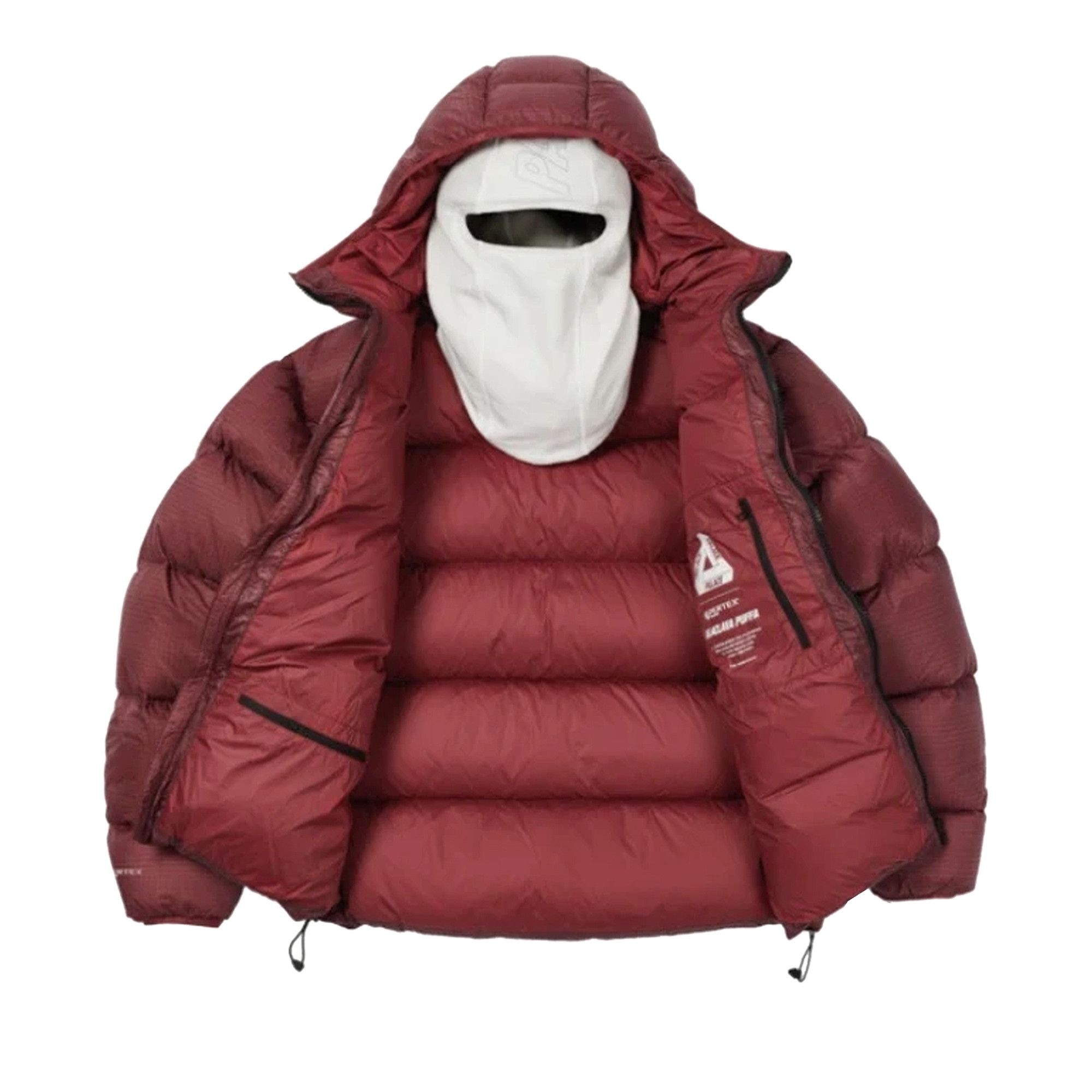 Buy Palace Pertex Balaclava Puffa 'Burgundy' - P21JK006 | GOAT