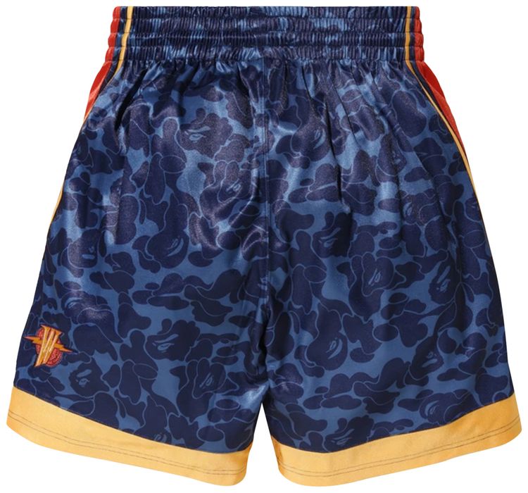 Buy BAPE x Mitchell & Ness Warriors ABC Basketball Authentic 