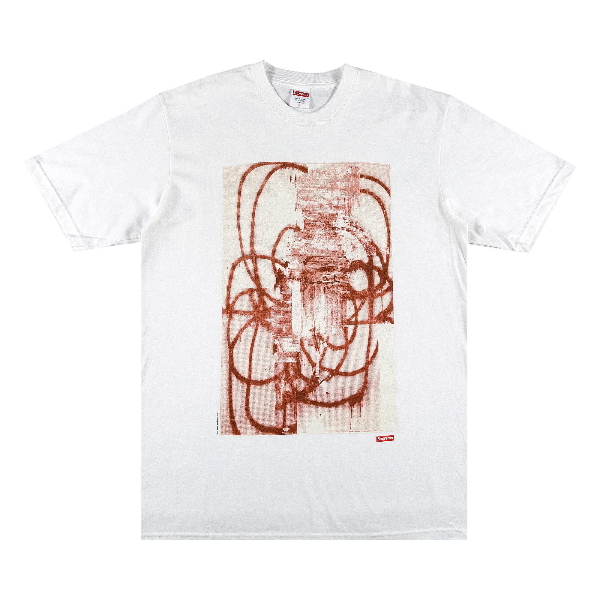 関税込 21AW Week18 Supreme Christopher Wool 2001 Tee Buy Supreme x Christopher Wool 2001 Tee 'White' - FW21T54