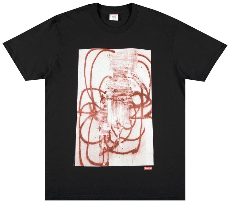 Supreme x Christopher Wool 2001 Tee Black