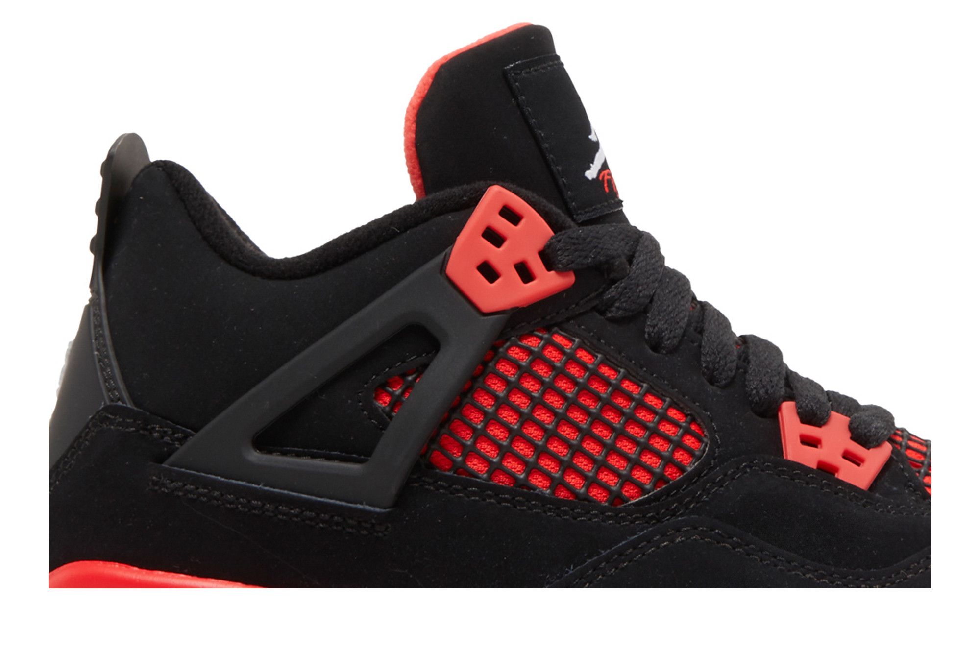 Jordan 4s black red on sale