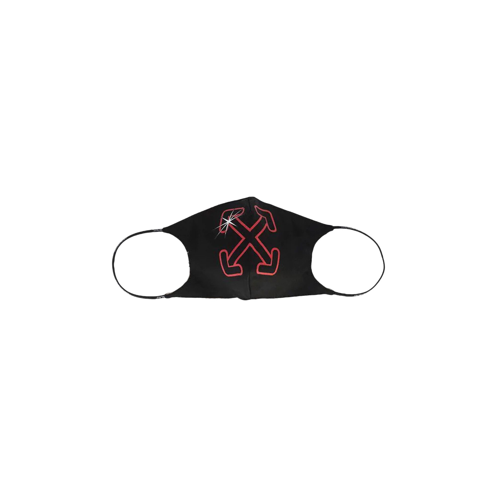 Off-White ARROWS FONT SIMPLE MASK BLACK WHITE