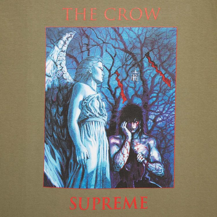 Supreme x The Crow Tee Light Olive