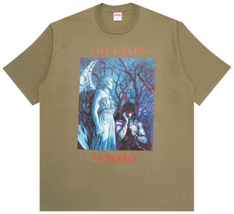 Supreme x The Crow Tee 'Light Olive'