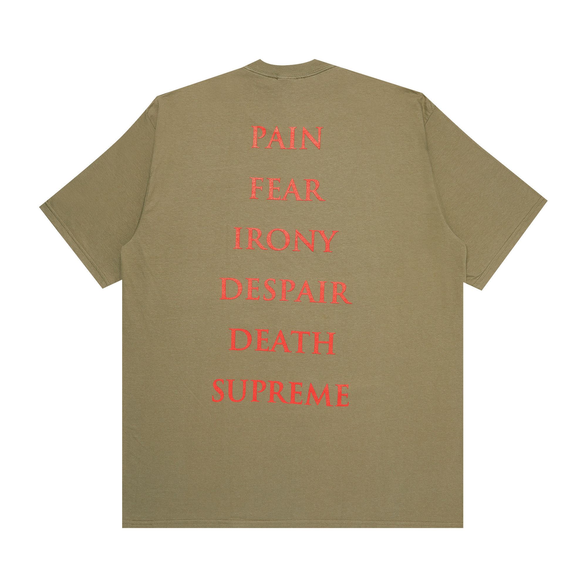 【メーカー直送】 Buy Supreme LIGHT FW21T41 - Olive' 'Light Tee Crow The x トップス