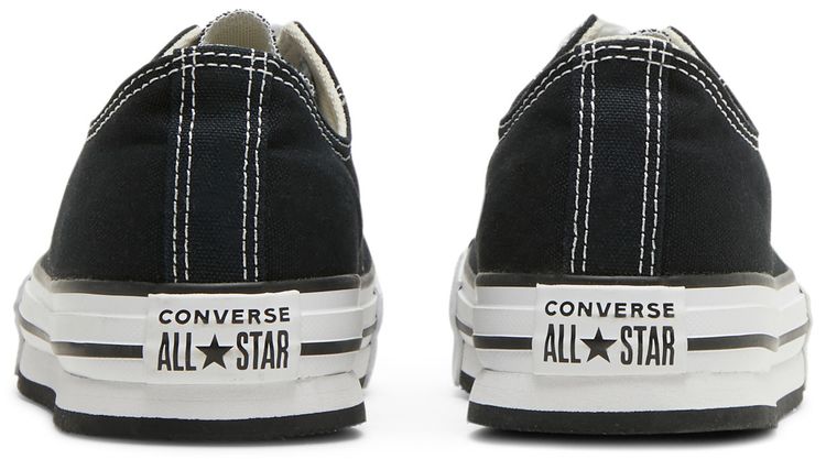 Converse Chuck Taylor All Star EVA Platform Low GS Black