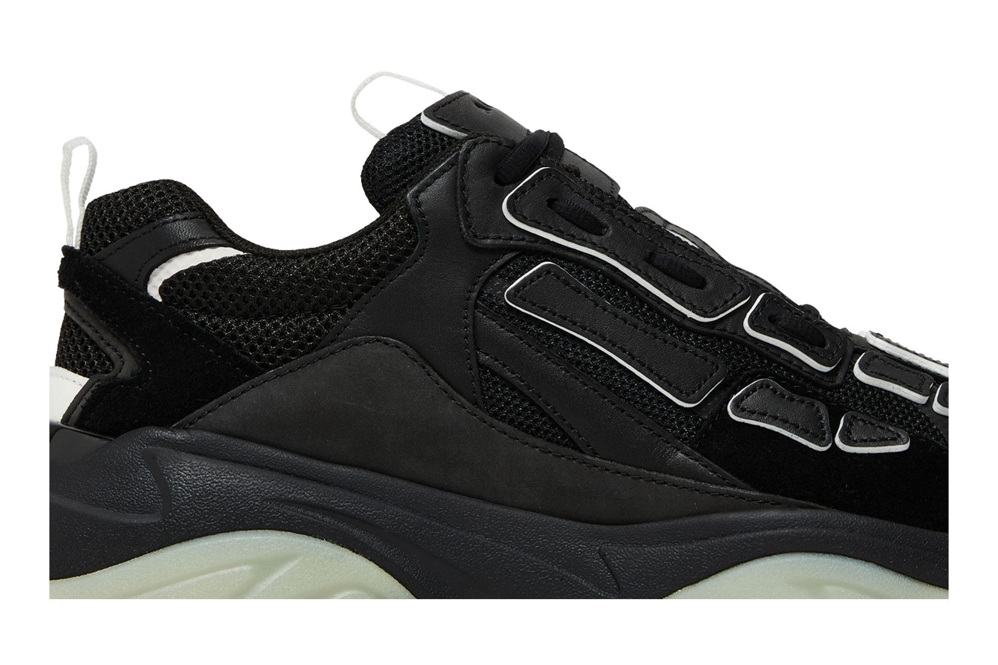Buy Amiri Bone Runner 'Black' - MFS001 021 | GOAT