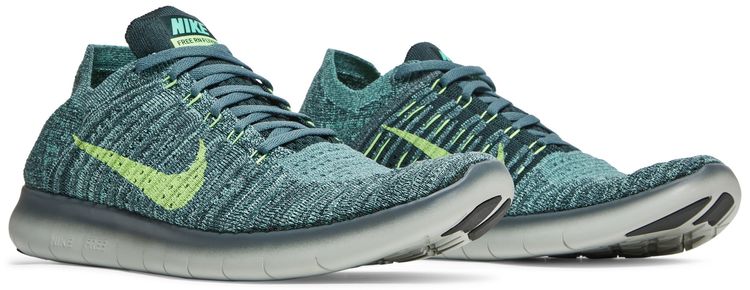 Nike Free Run Flyknit Hasta Green Glow