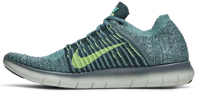 Nike Free Run Flyknit Hasta Green Glow