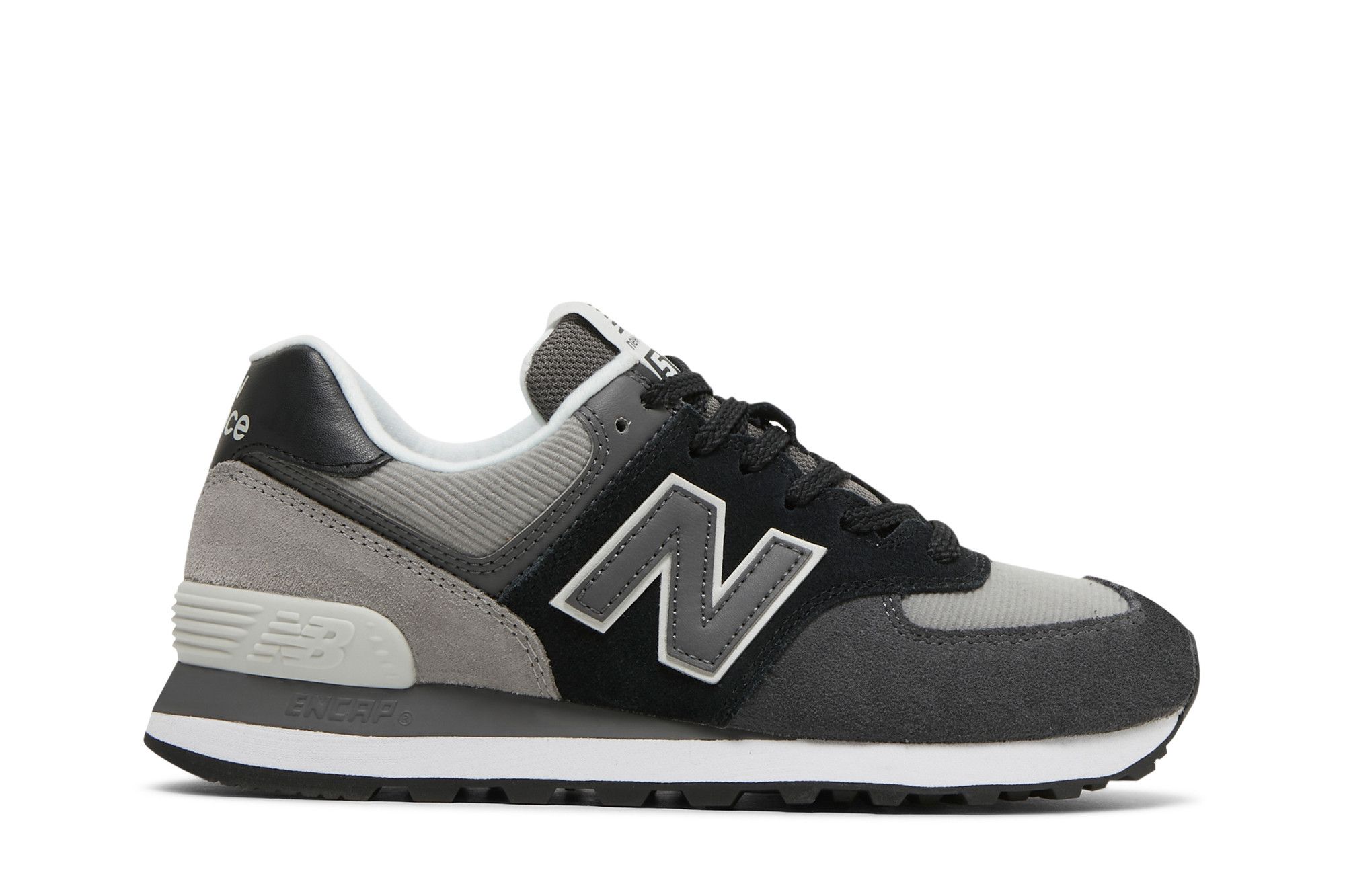 Wmns 574 Black Grey